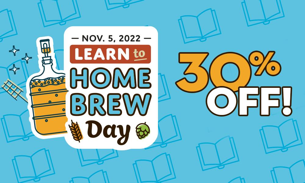 30% Savings for Learn to Homebrew Day