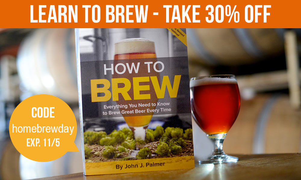 Celebrate Learn to Homebrew Day with 30% Off How to Brew