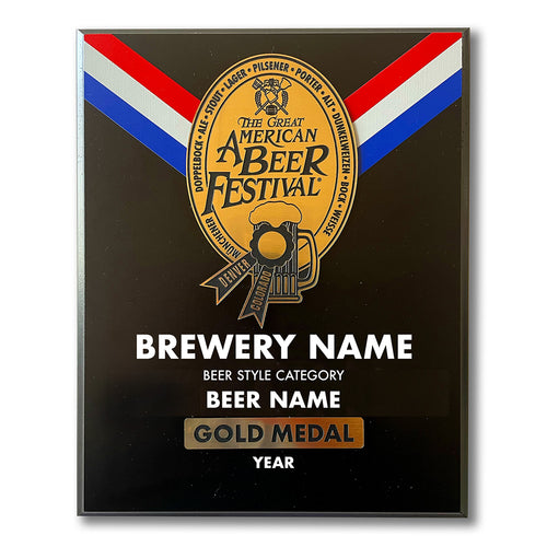 Great American Beer Fest Award Plaque - NEW DESIGN