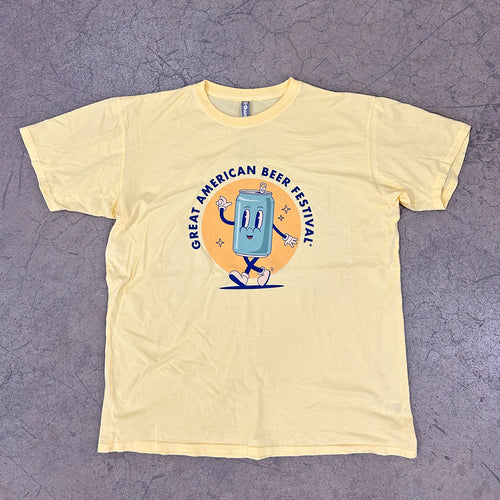 2023 Yellow Beer Can Tee, Size XL