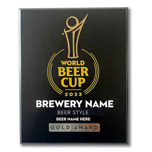 World Beer Cup Award Plaque - NEW DESIGN