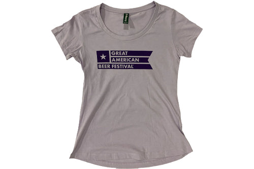 2022 Women's Purple GABF Flag Shirt