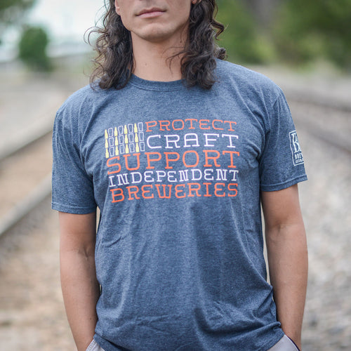 Grey Protect Craft Short Sleeve T-Shirt