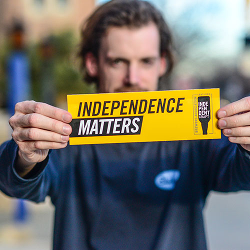 Support Independent Beer Sticker